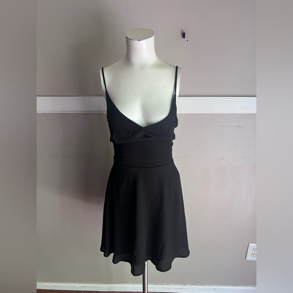 Lush Dresses & Skirts - Lush Black Spaghetti Strap Mini Dress